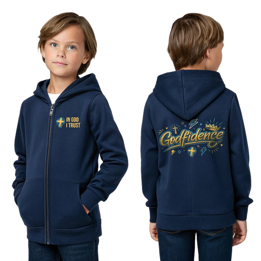 Godfidence Youth Zip Hoodie