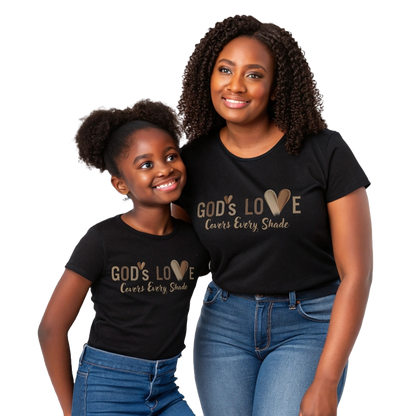 Kids Tee - God's Love Covers Every Shade