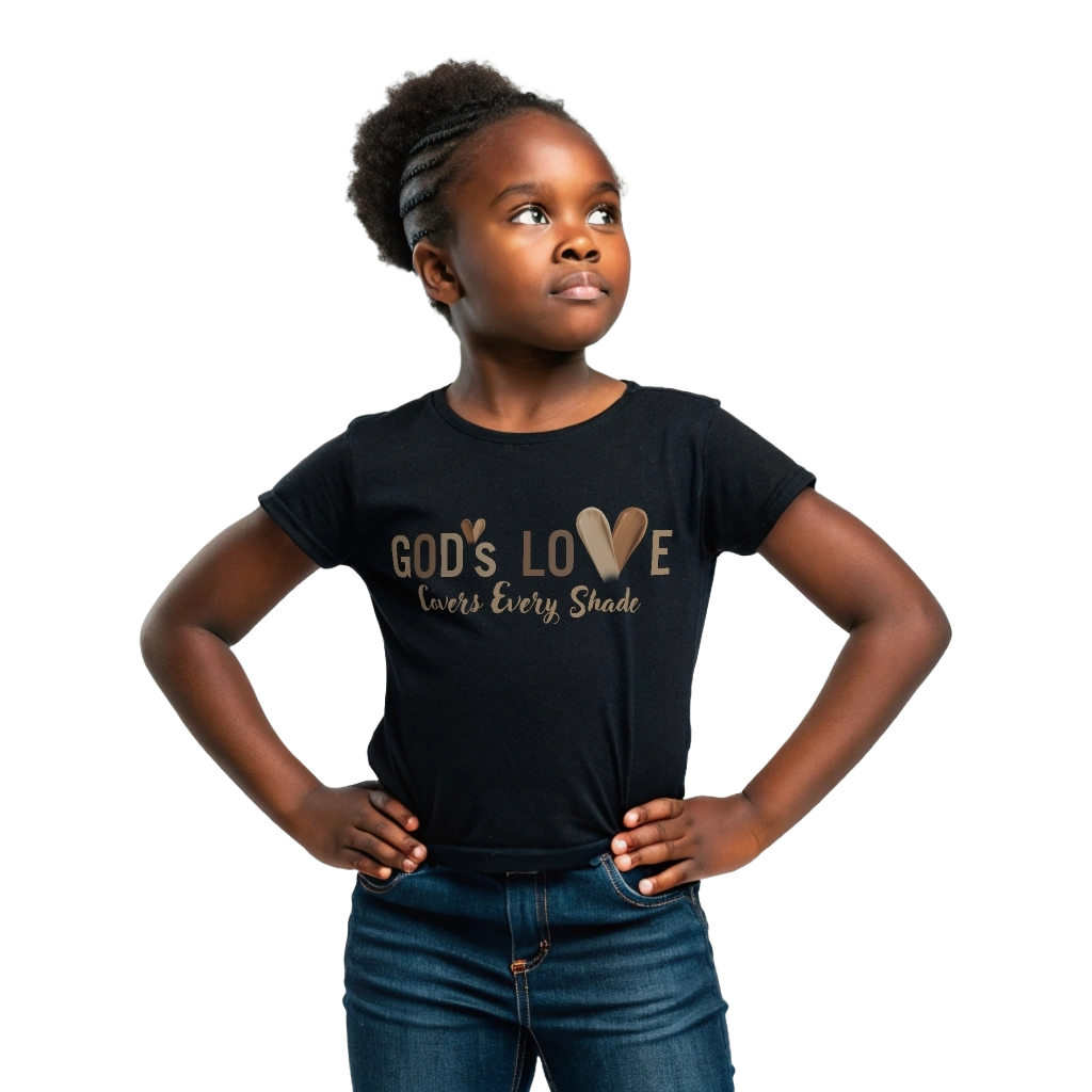 Kids Tee - God's Love Covers Every Shade