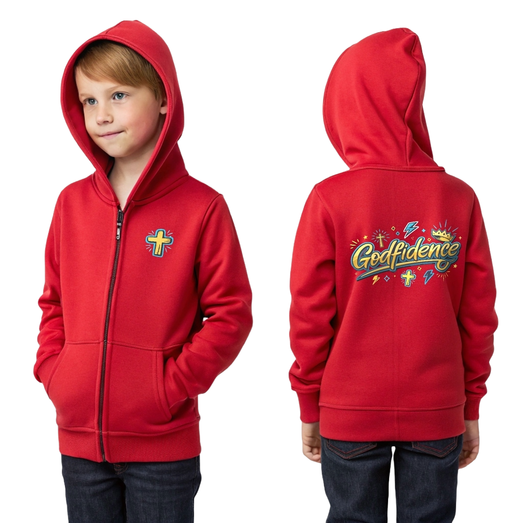 Godfidence Youth Zipped Hoodie