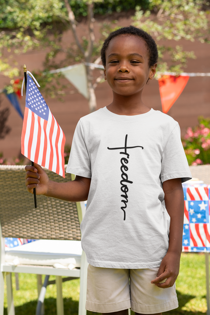 Christian Youth Tee - Freedom in Christ Design