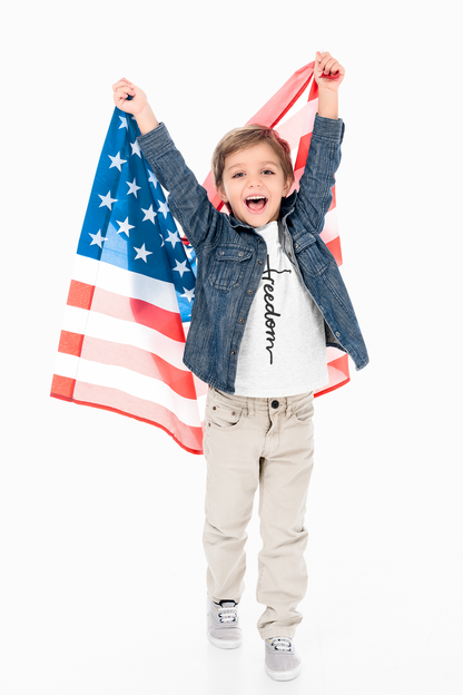 Christian Youth Tee - Freedom in Christ Design