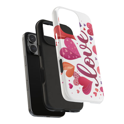 Love & Hearts Tough Valentine Phone Cases