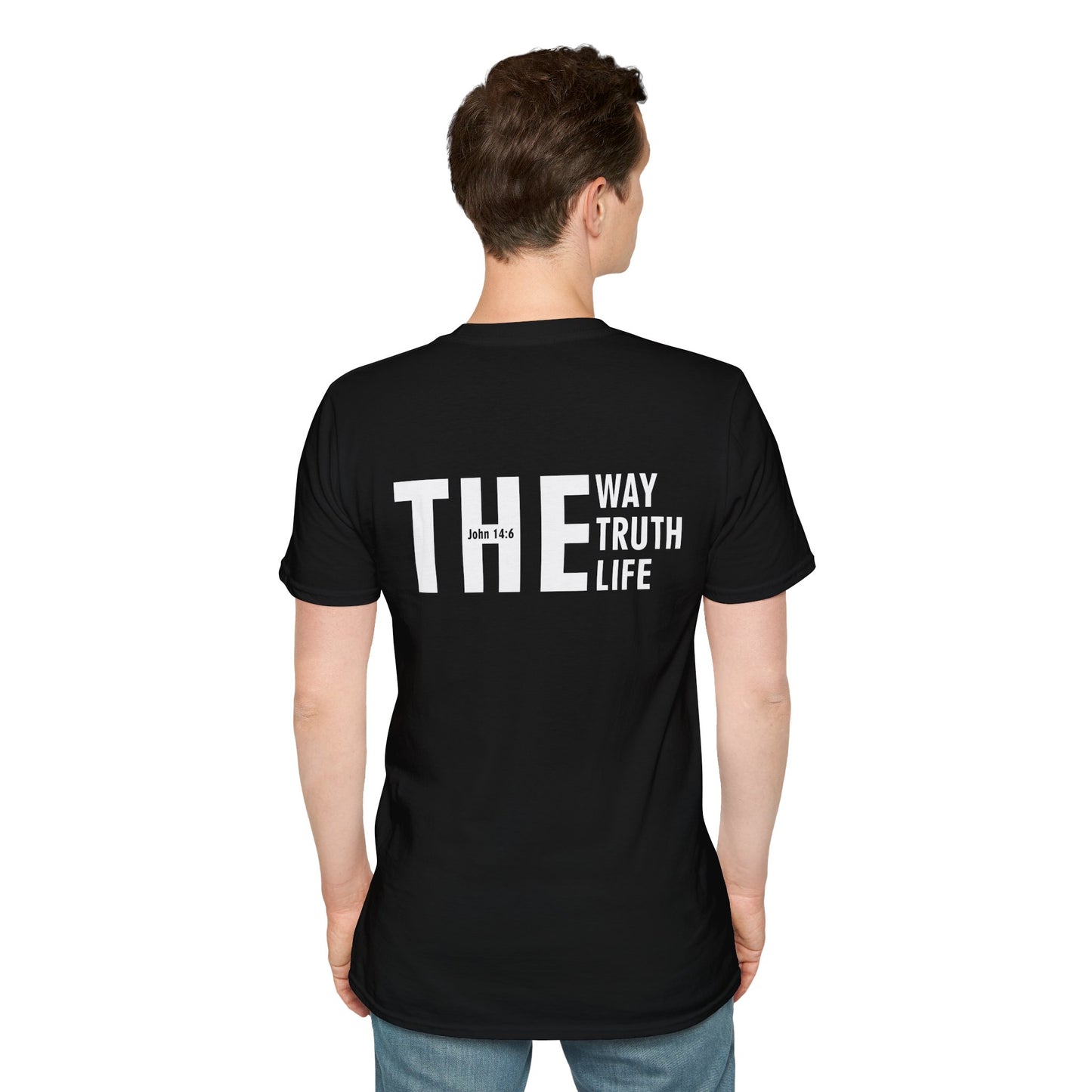 Christian T-Shirt Jesus Is The Way, The Truth, and The Life - John 14:6