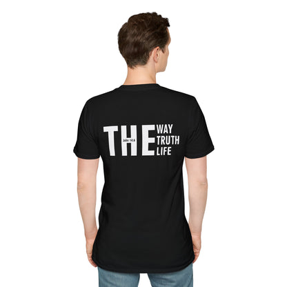 Christian T-Shirt Jesus Is The Way, The Truth, and The Life - John 14:6