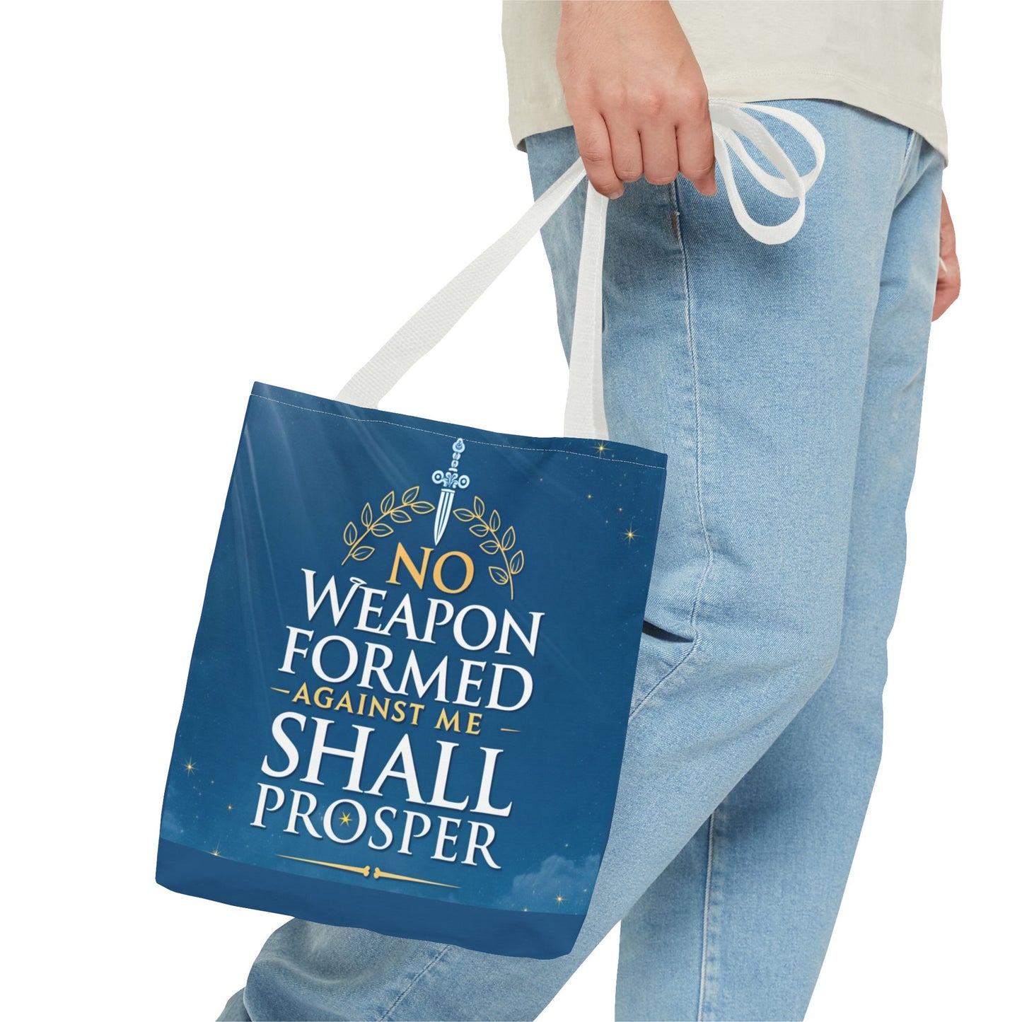 No Weapon Shall Prosper Tote Bag