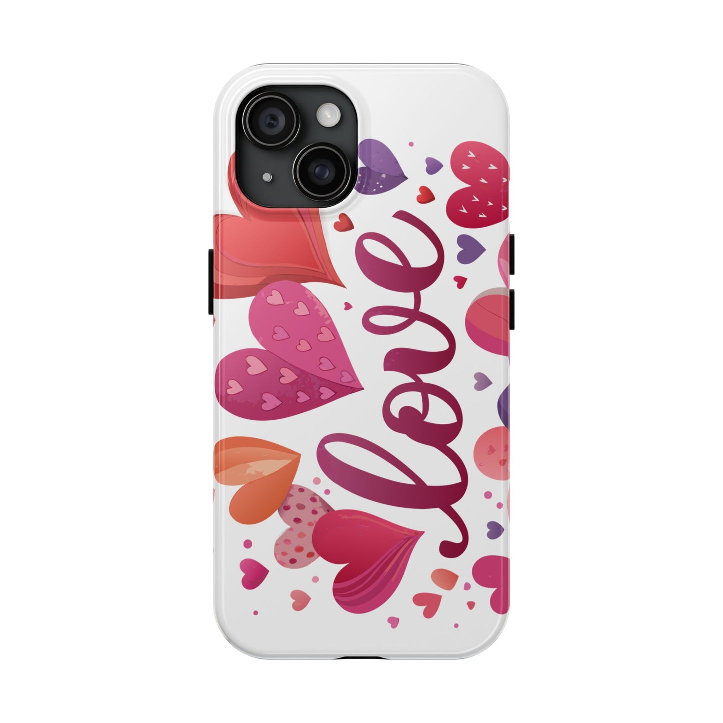 Love & Hearts Tough Valentine Phone Cases