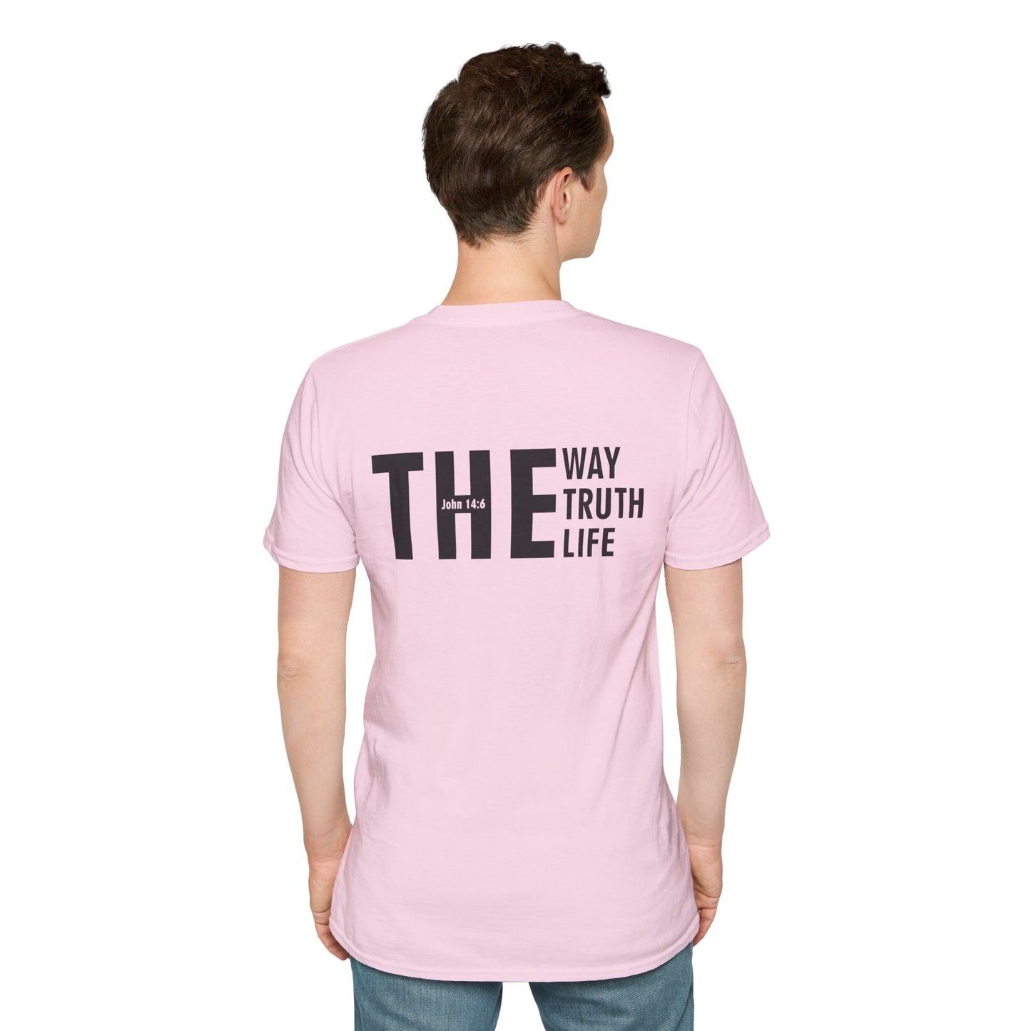 Christian T-Shirt Jesus Is The Way, The Truth, and The Life - John 14:6