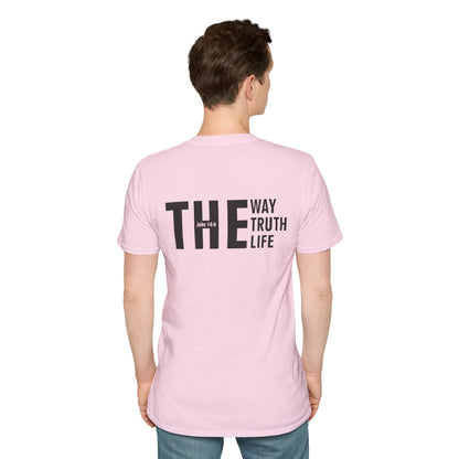 Christian T-Shirt Jesus Is The Way, The Truth, and The Life - John 14:6