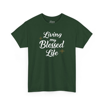 Living My Blessed Life Unisex Cotton Tee