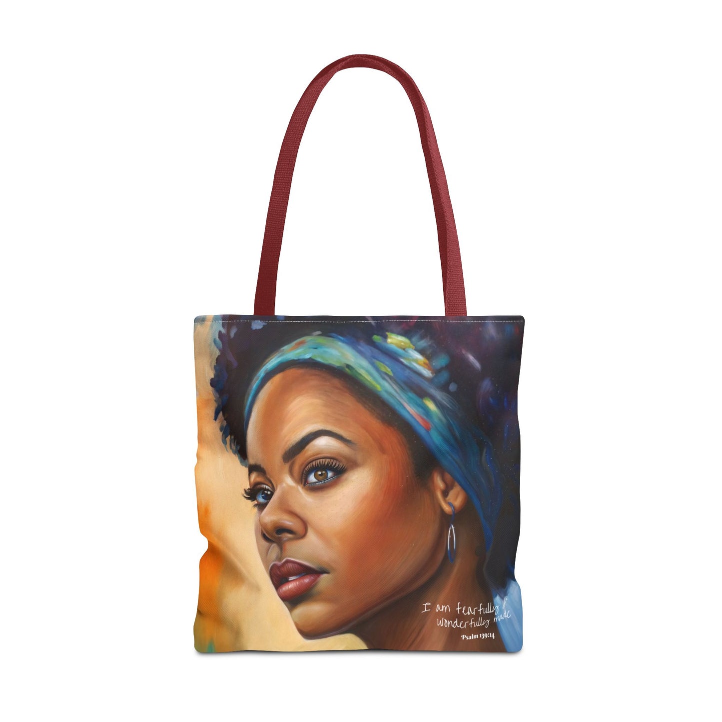 Art Tote Bag - Fearfully & Wonderfully Made Design