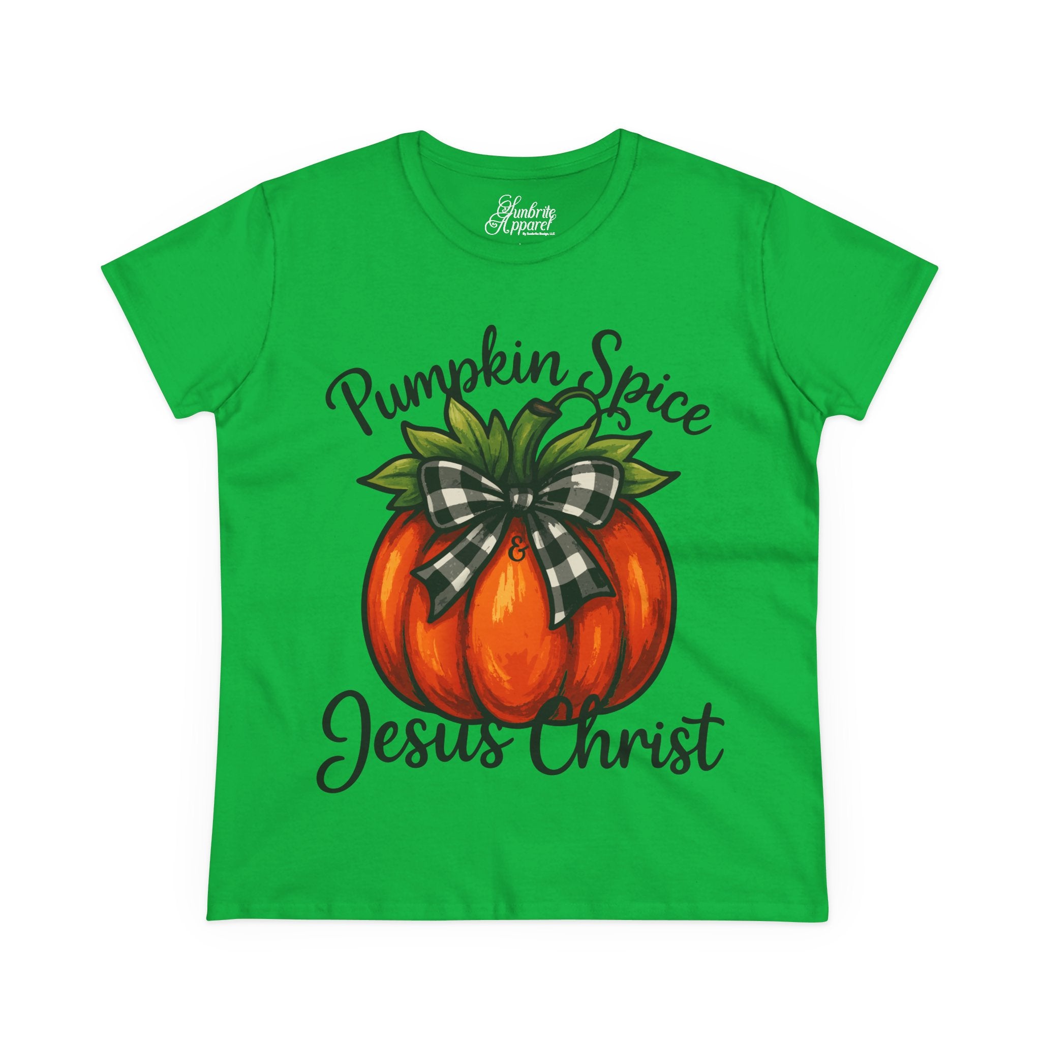 Women's Tee - Pumpkin Spice & Jesus Christ Design