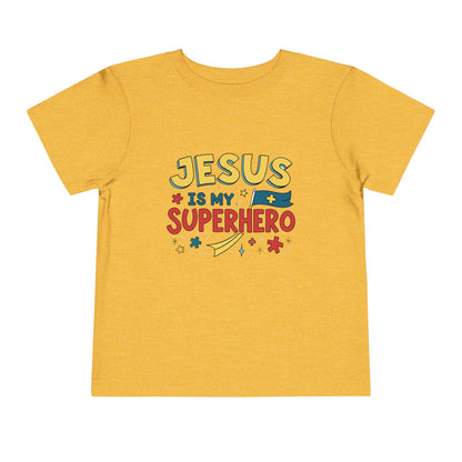 Jesus is My Superhero - Toddler Short Sleeve Tee