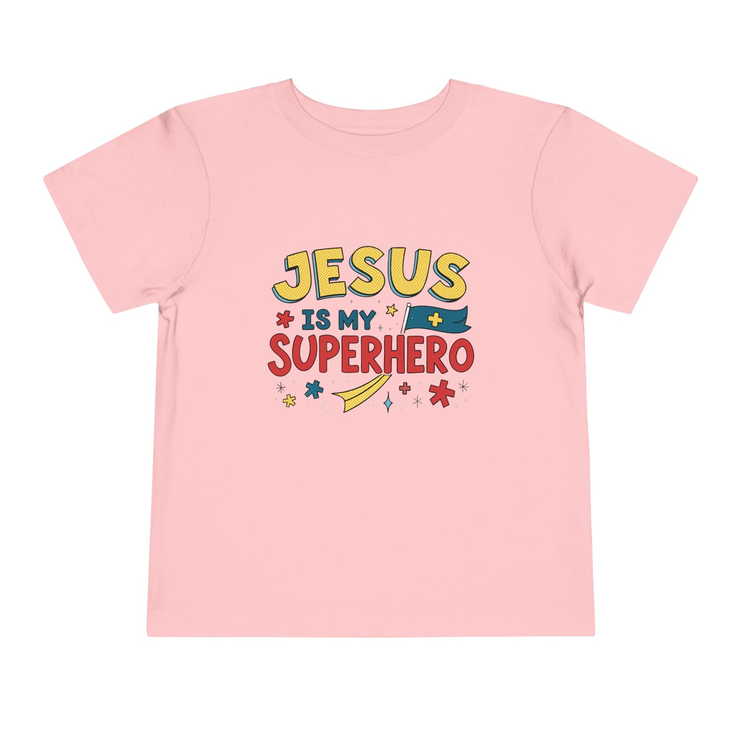 Jesus is My Superhero - Toddler Short Sleeve Tee