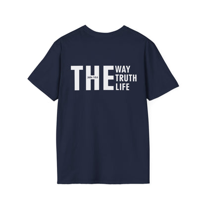 Christian T-Shirt Jesus Is The Way, The Truth, and The Life - John 14:6