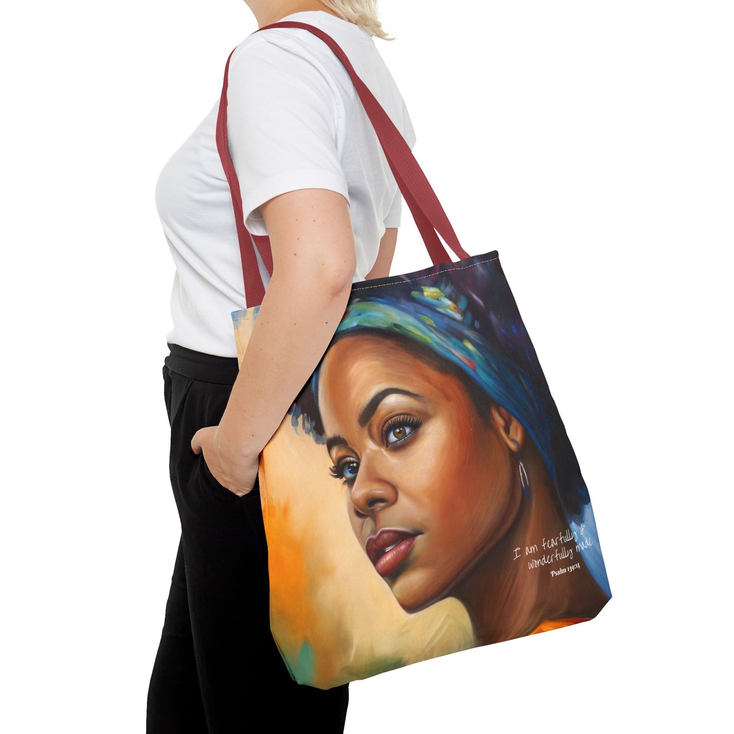 Art Tote Bag - Fearfully & Wonderfully Made Design