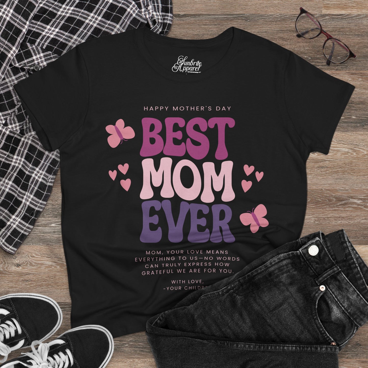 Best Mom Ever Women's Cotton Tee - Personalized Mother's Day Gift