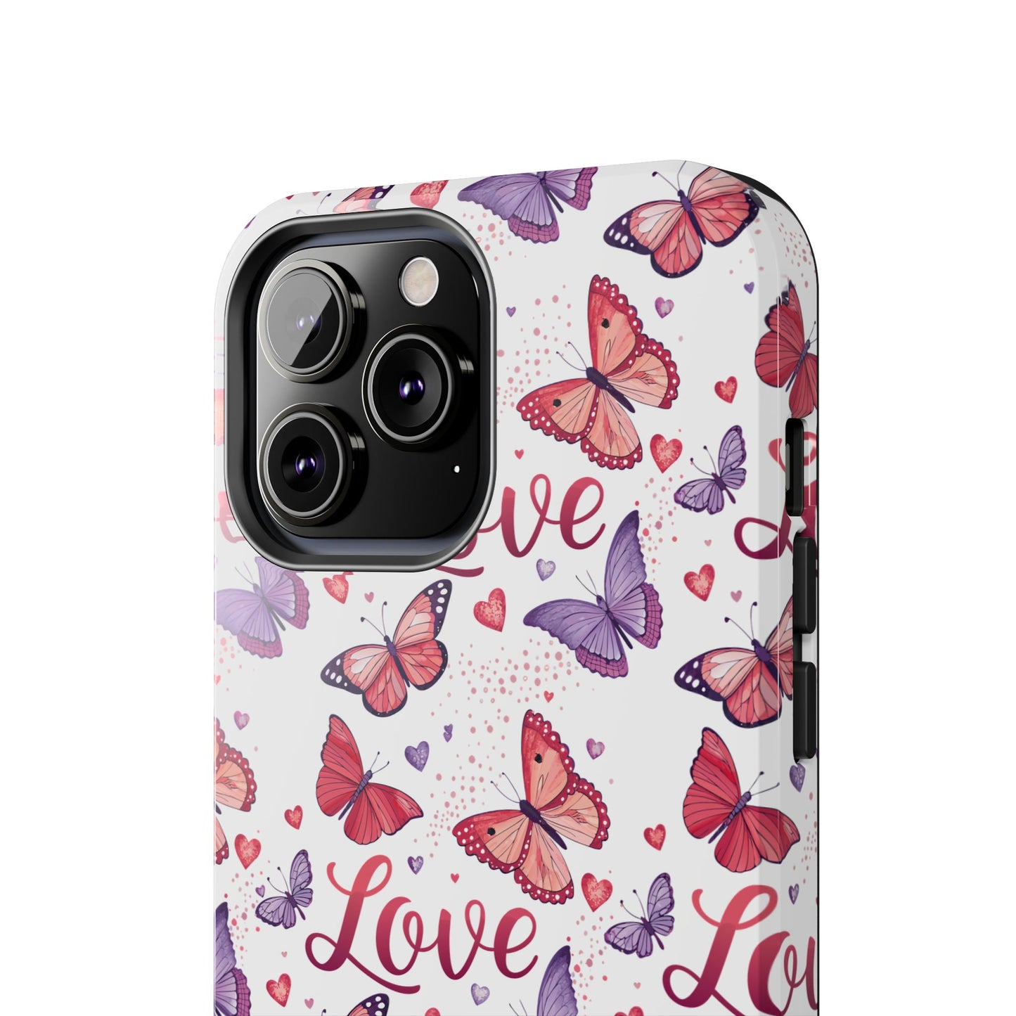 Love & Butterflies Valentine's Tough Phone Cases