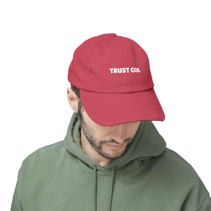 Distressed Cap - Trust God