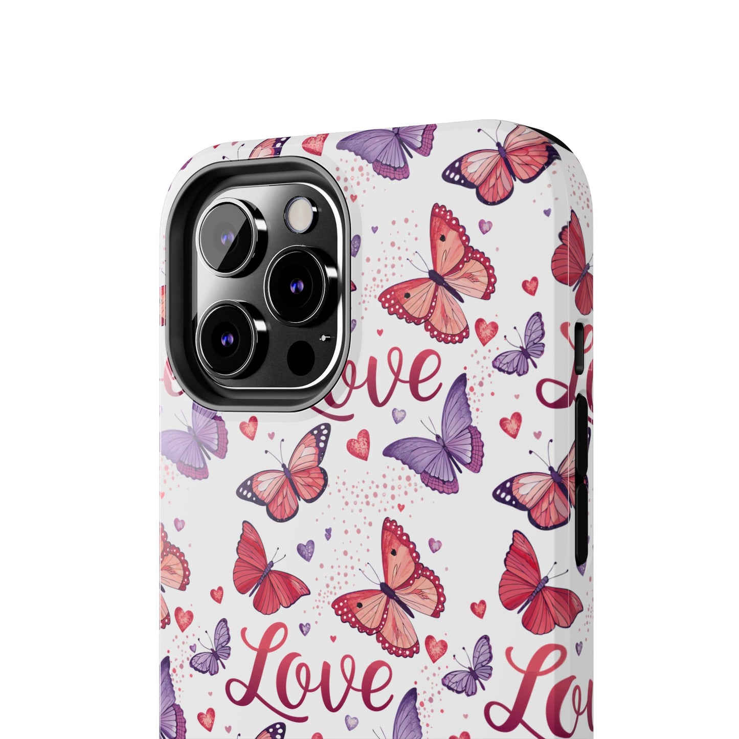 Love & Butterflies Valentine's Tough Phone Cases