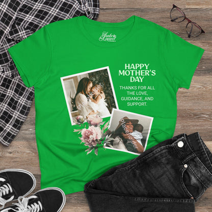 Happy Mother's Day Cotton Tee - Personalized Thoughtful Gift for Moms