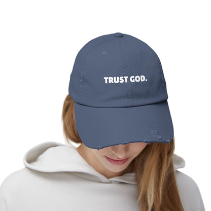 Distressed Cap - Trust God