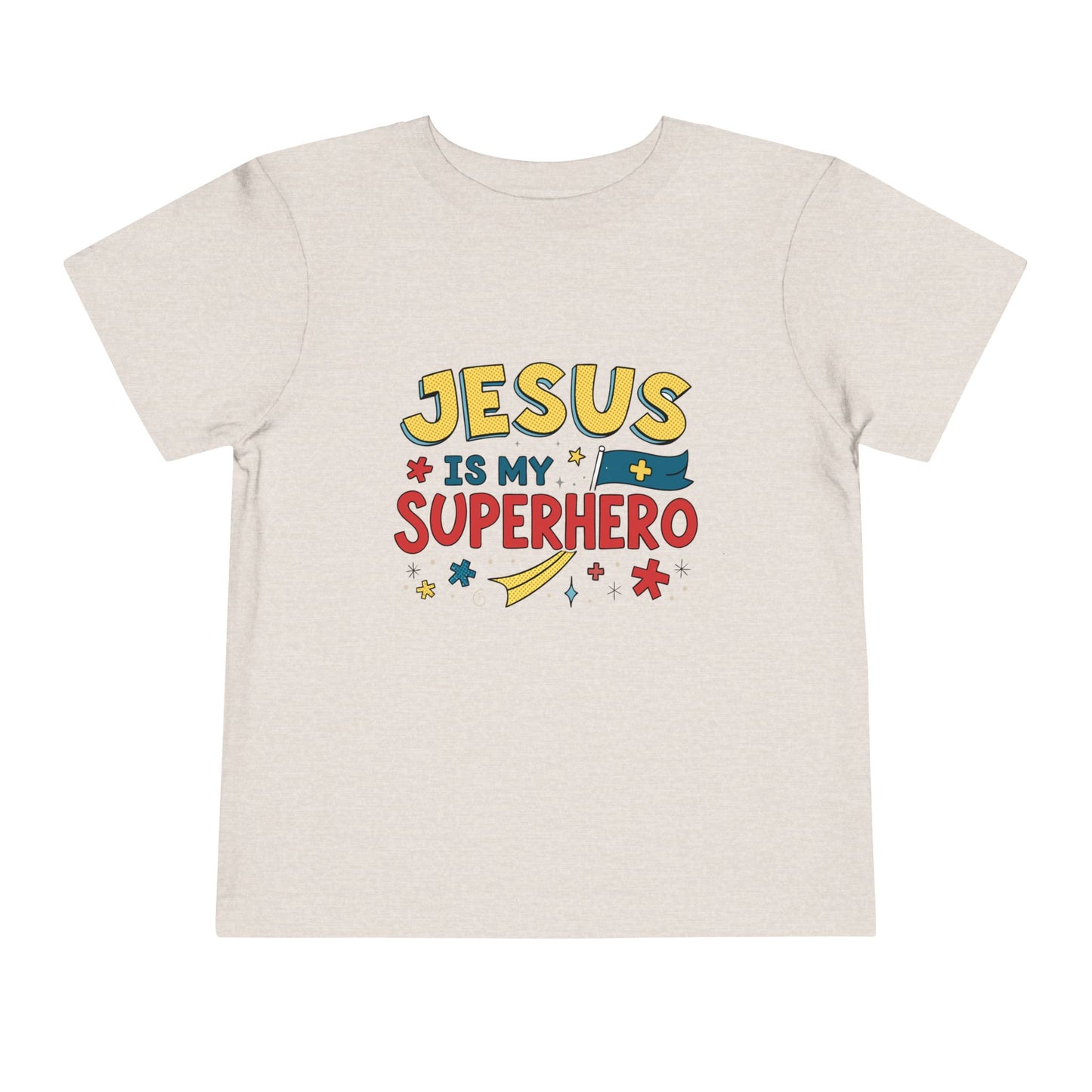 Jesus is My Superhero - Toddler Short Sleeve Tee