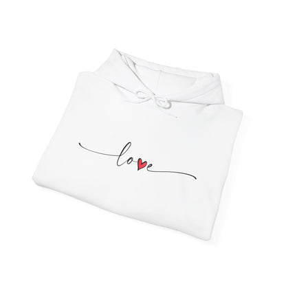 Love Valentine Hooded Sweatshirt