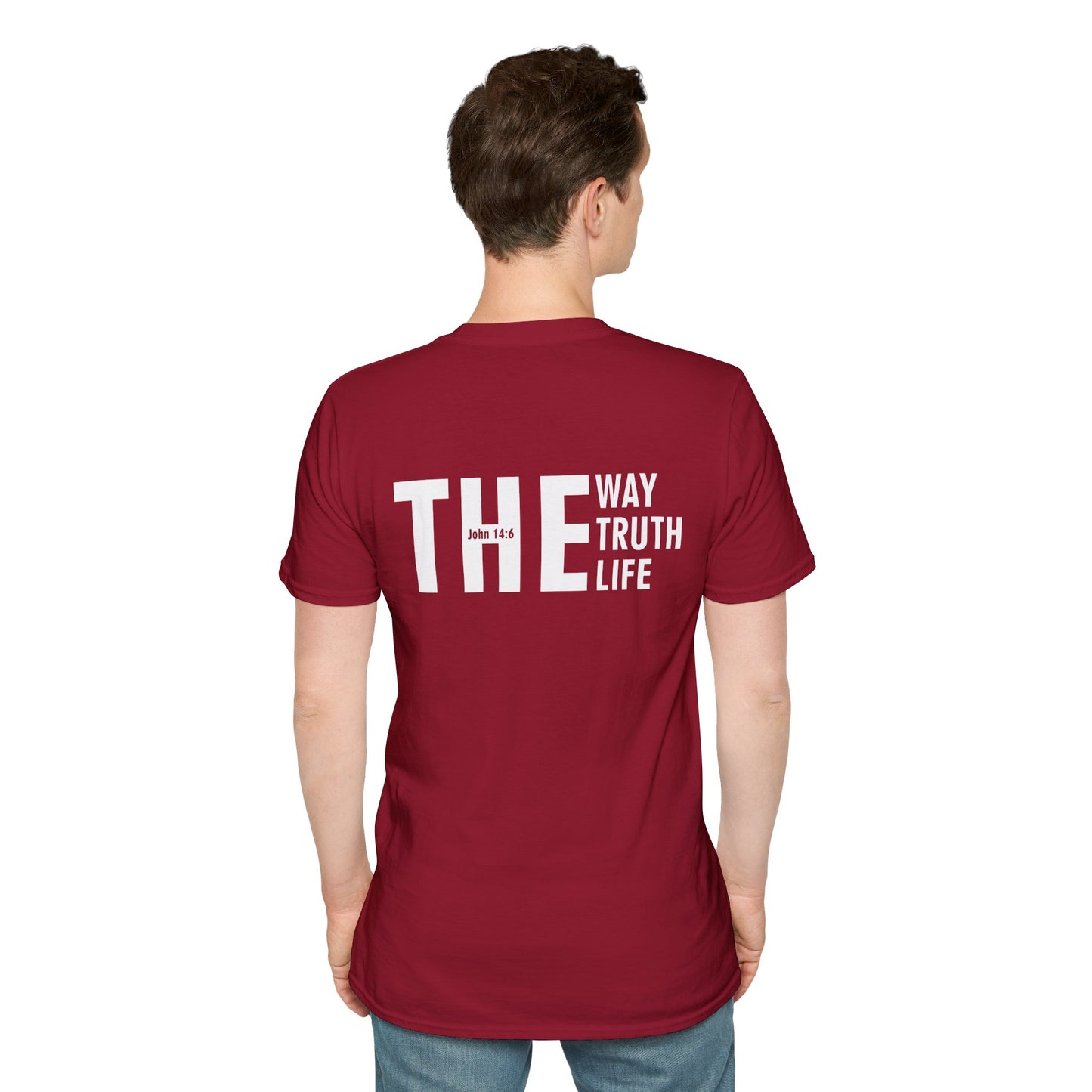 Christian T-Shirt Jesus Is The Way, The Truth, and The Life - John 14:6