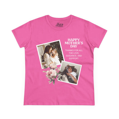 Happy Mother's Day Cotton Tee - Personalized Thoughtful Gift for Moms