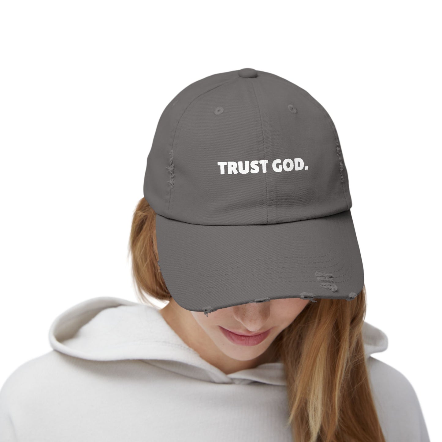 Distressed Cap - Trust God