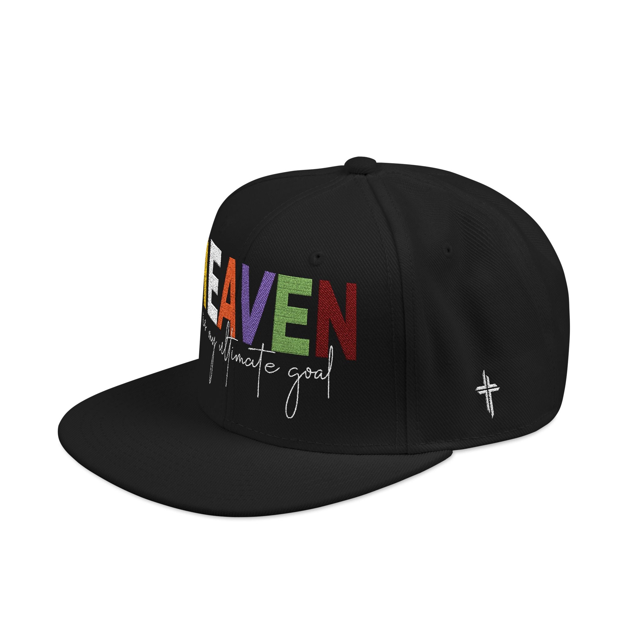 Snapback Cap Heaven is my Ultimate Goal Embroidery Hat