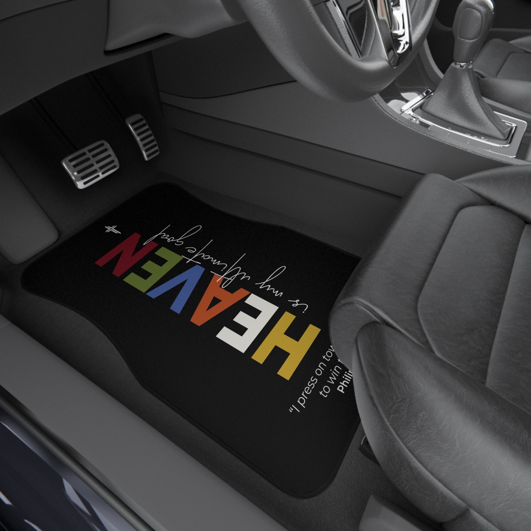 Car Mats - Heaven is my ultimate goal Front 2x Set
