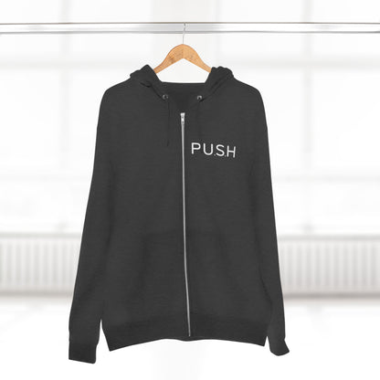 Zip Hoodie - P.U.S.H - Pray Until Something Happens