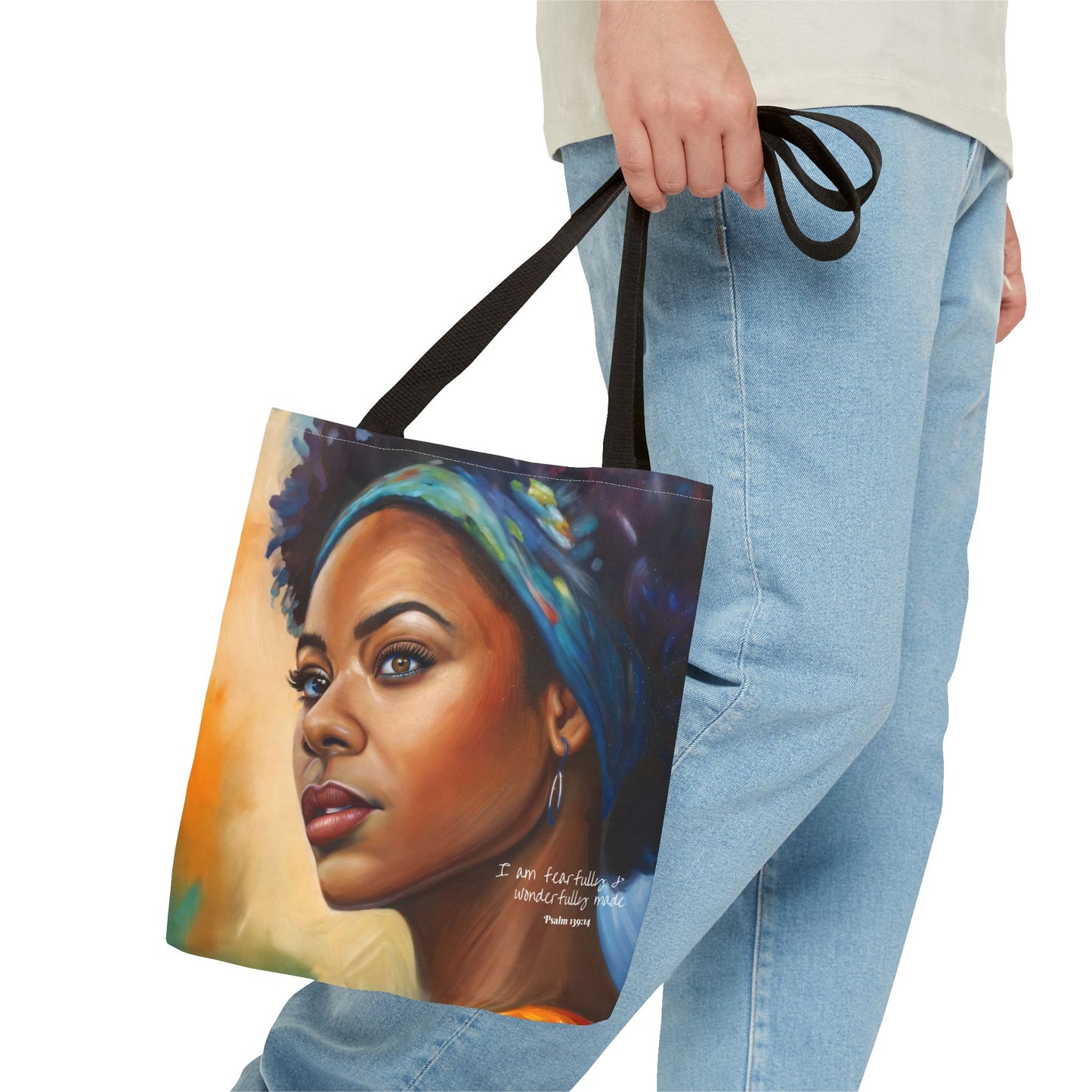 Art Tote Bag - Fearfully & Wonderfully Made Design