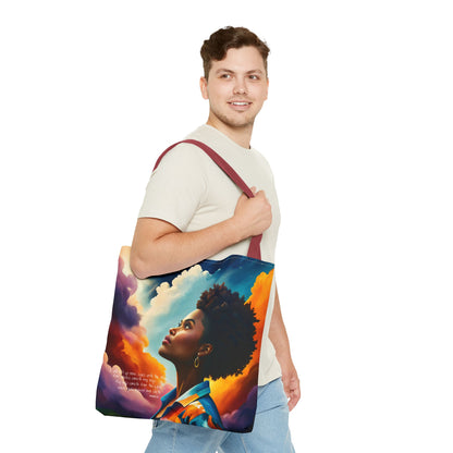 Custom - I Will Lift Up Mine Eyes Tote Bag - Art