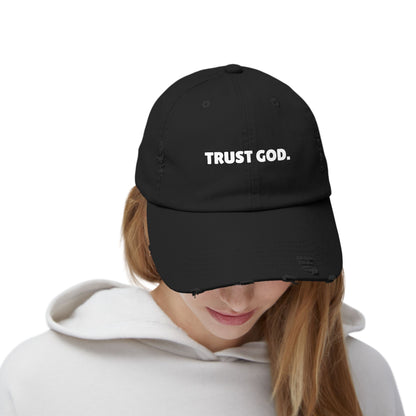 Distressed Cap - Trust God