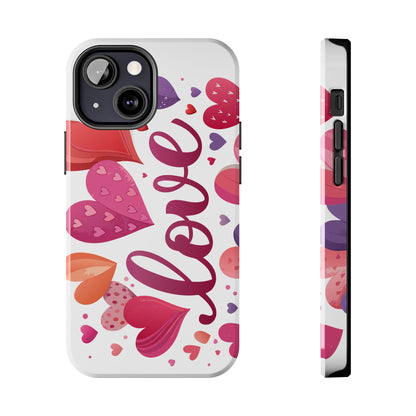 Love & Hearts Tough Valentine Phone Cases