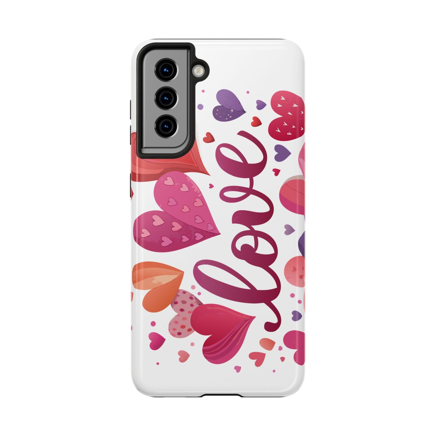 Love & Hearts Tough Valentine Phone Cases