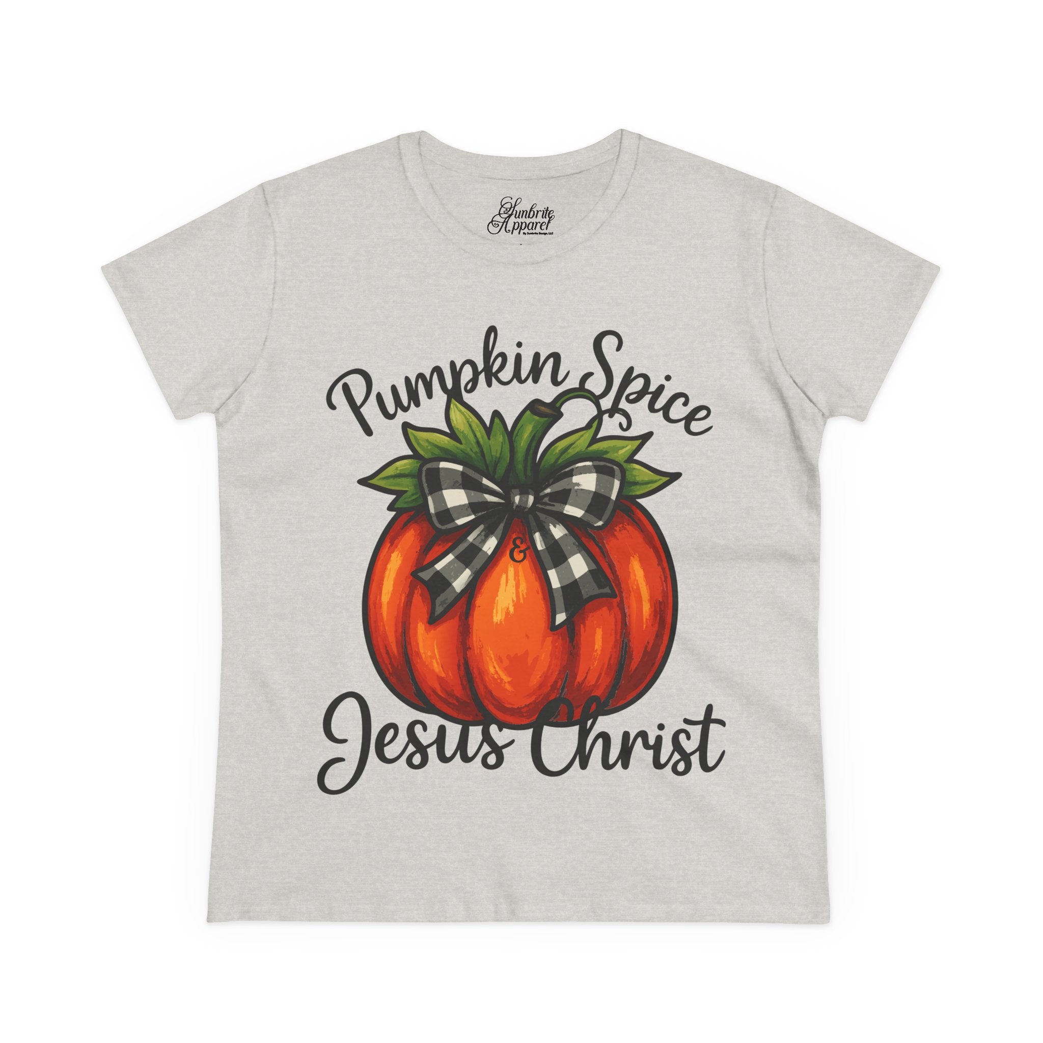 Women's Tee - Pumpkin Spice & Jesus Christ Design