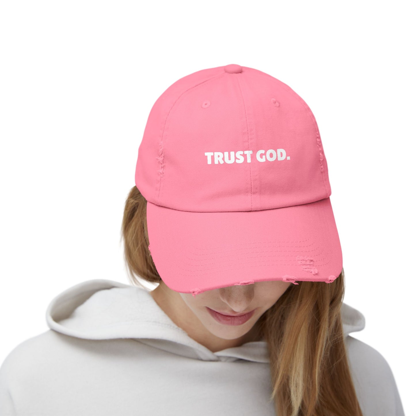 Distressed Cap - Trust God