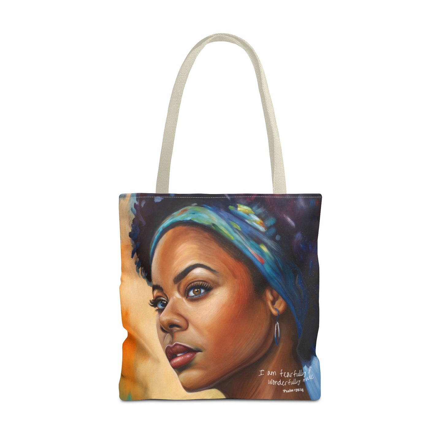 Art Tote Bag - Fearfully & Wonderfully Made Design