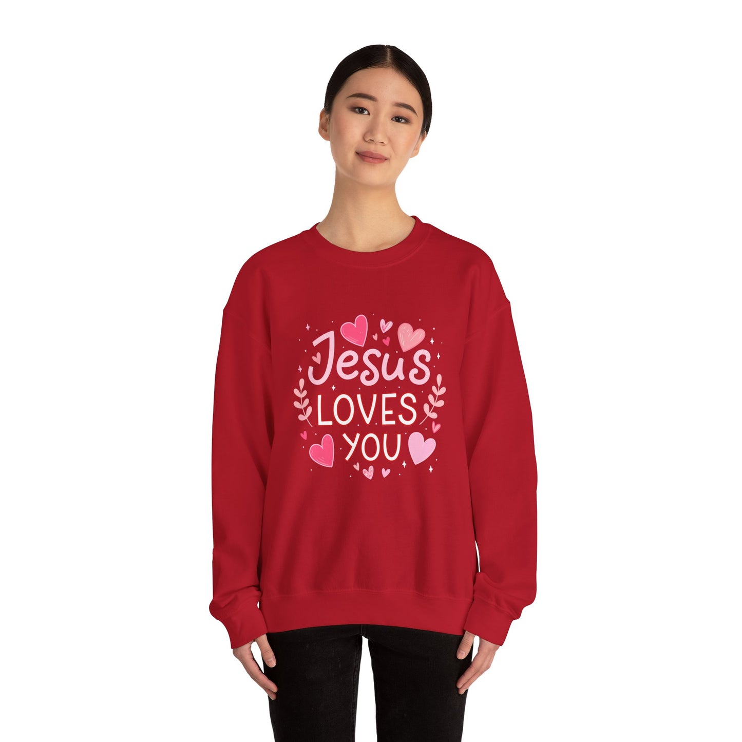 Jesus Loves You Valentine Sweatshirt