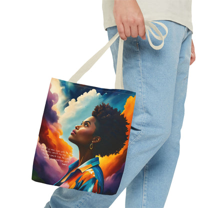 Custom - I Will Lift Up Mine Eyes Tote Bag - Art