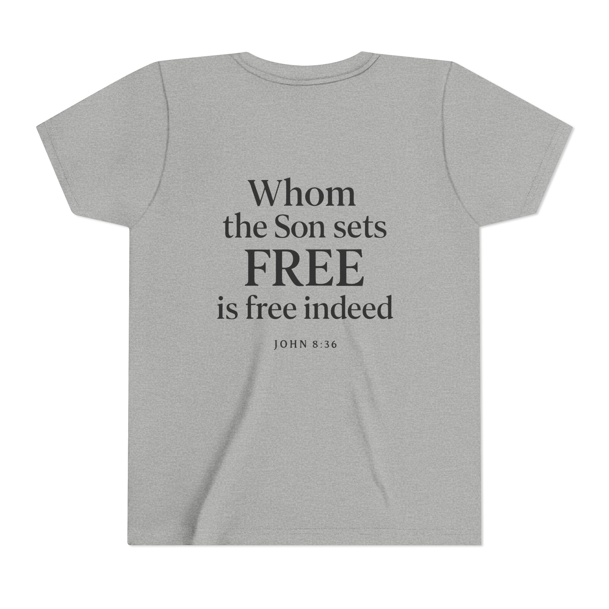 Christian Youth Tee - Freedom in Christ Design