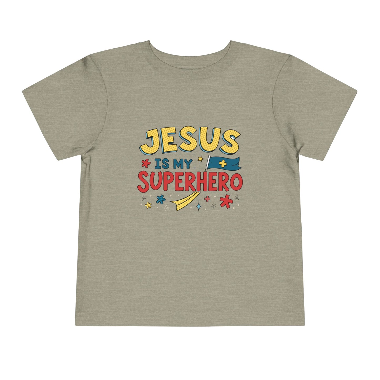 Jesus is My Superhero - Toddler Short Sleeve Tee