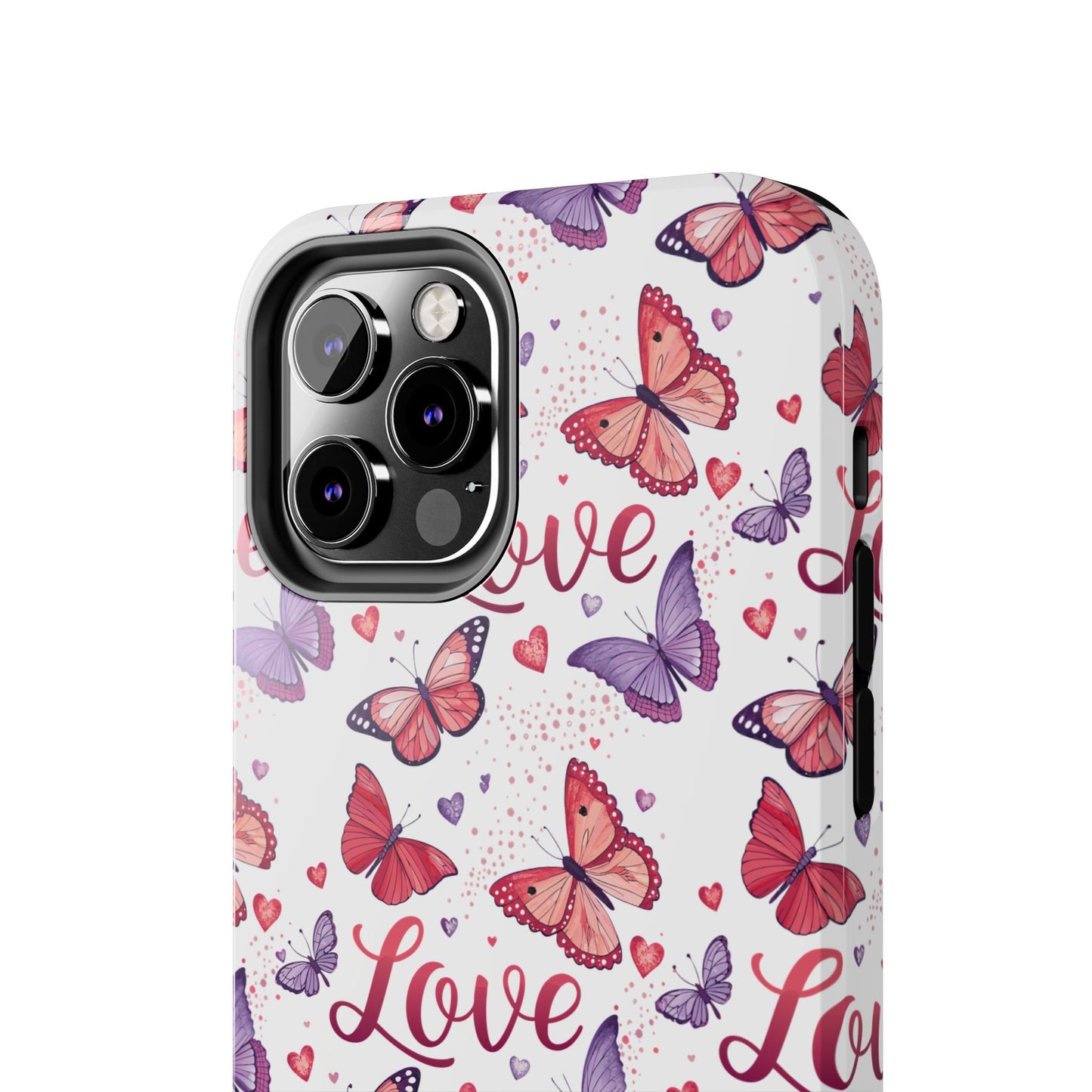 Love & Butterflies Valentine's Tough Phone Cases