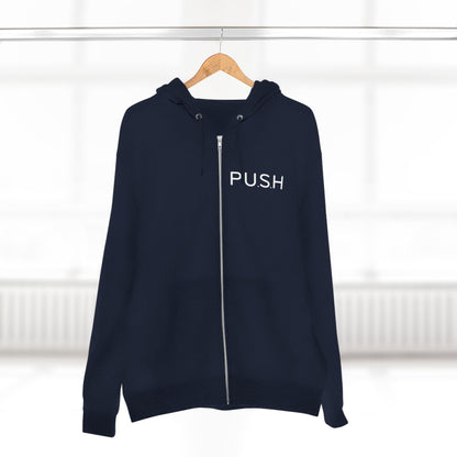 Personalized Zip Hoodie - P.U.S.H - Pray Until Something Happens