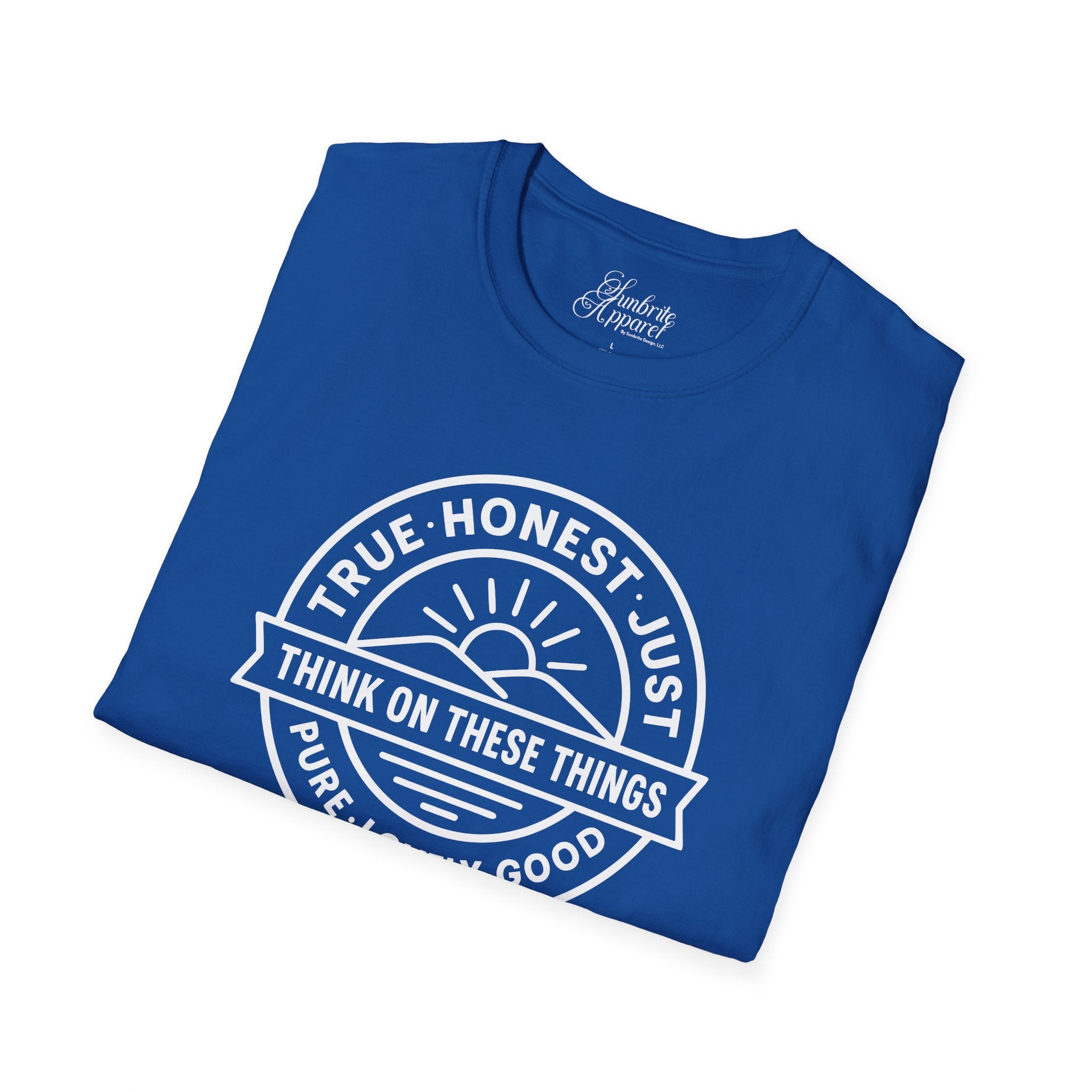 Philippians 4:8 Think on These Things Christian Unisex T-Shirt