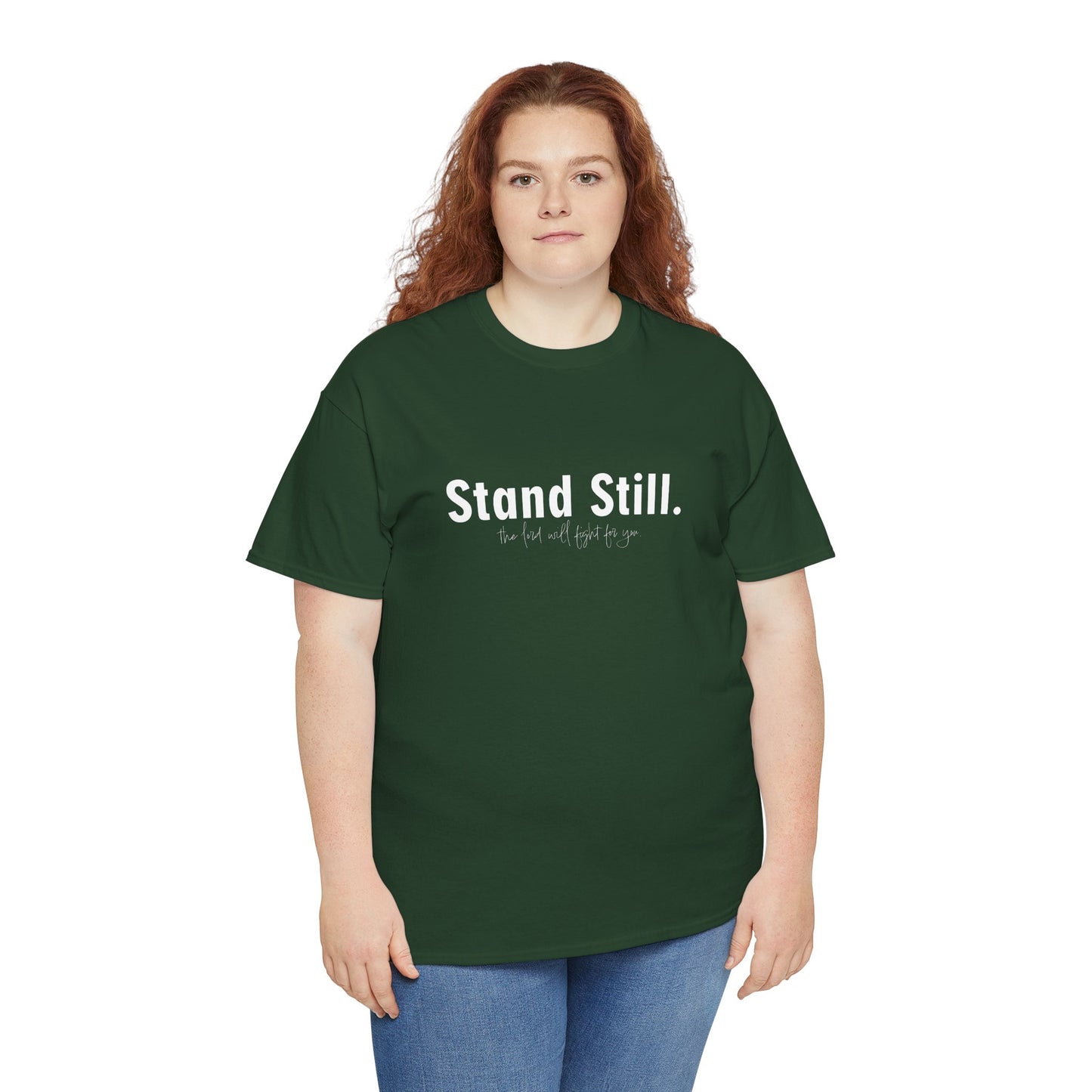 Christian Tee Stand Still The Lord will fight for You